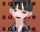 厚塗りでシックなイラストアイコンを制作します おしゃれなエモいアイコンでSNSを彩りたい方に イメージ3