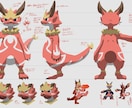 １からマスコットのキャラクターデザイン制作します ゲームなどのキャラクター・モンスター制作します イメージ10