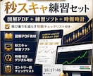 ドル円秒スキャの再現練習セットを提供します PDFと練習ソフトで判断基準を学べます イメージ1