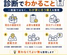 元自衛官防災士の防災診断 必要な備えを整理します 家族構成・住まい・地域リスクに合わせて必要な備えを整えます イメージ3
