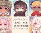 アイコンなどのイラスト描きます かわいい女の子のイラストが得意です！ イメージ3