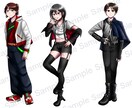 キャラクター立ち絵制作いたします TRPG・ゲーム・配信用にご利用可能 イメージ3