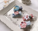 1stbirth dayに花を添えます 着物生地を使った、和洋どちらにも対応したアクセサリーです イメージ4