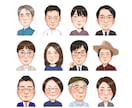 名刺、アイコン、HP用等似顔絵お描きします そっくりで可愛い、あたたかい似顔絵です＊ イメージ2