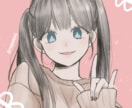 SNS用アイコン/可愛い女の子描きます 可愛い女の子のアイコンをお届けします イメージ6