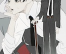創作キャラをメインとした暗めのイラストを描きます オリジナルキャラ男女描き分け可 イメージ3