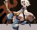 一枚絵を作成いたします 独特の風味のある、様々な用途のイラストを作成いたします。 イメージ5