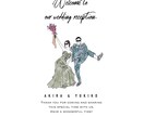 ウェルカムボード用のイラストを作成いたします 結婚式のペーパーアイテムやウェルカムボードにいかがでしょうか イメージ2