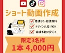 限定3名様！プロがショート動画作ります インスタ、TikTok、YouTubeショート何でもOK! イメージ1