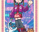 デフォルメイラストを制作します ポップで可愛いキャラクター、似顔絵等お任せください。 イメージ2