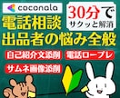 30分でサクッと解消❗電話相談出品者の悩み聞きます プロフィール❗サムネ添削電話ロープレまで情熱ココナラコンサル イメージ1