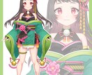 VTuber用Live2Dイラストを制作します キャラデザや三面図、表情差分も承ります！ イメージ6