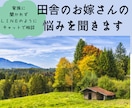 田舎のお嫁さんのお悩みを聞きます 30分間のチャットで家族に聞かれず思いを吐き出しましょう イメージ1