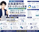 広告を1ヶ月運用しながら社内に引き継ぎます "外注を卒業できる"運用代行|設定・改善・報告まで対応 イメージ1