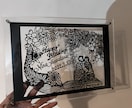 切り絵でのウェルカムボード作成します 希望の写真入れたいデザインも切り絵で表現できちゃいます！ イメージ3