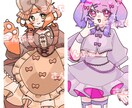 あなただけのキャラクターイラストお描きします 商業利用OK 可愛いイラスト、デザイン等♪ イメージ3