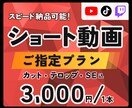Shorts動画を作成します ◇あなたの配信動画を、より面白く◇ イメージ1