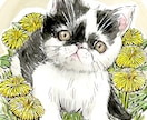 愛犬のイラストオーダー＊似顔絵描きます 原画データ無料お渡し・原画発送料無料 イメージ6