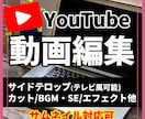 YouTube動画を丁寧に編集します テレビ風テロップ／サムネイル対応／カット編集もお任せください イメージ2