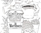 貴方だけの抽象画、挿絵幅広く承ります コラージュ等あなたの好きな世界観で個性を表したい方へ イメージ1