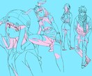 SNSアイコン、ヘッダー、その他イラスト制作します 文字入れやオリジナルキャラクターも描きます イメージ10