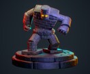 3Dキャラクターデザインます 3Dプリント用の3Dキャラクターデザイン イメージ6