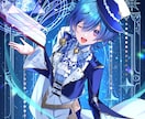 クオリティ重視！透明感×綺麗可愛いイラスト描きます 一枚絵・Live2Dパーツ分け立ち絵・歌みた・キャラデザも イメージ2