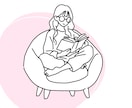 商用利用可！シンプルなオリジナルイラスト作成します 最短即日！視認性の高い人物カットイラスト作成します！ イメージ3