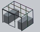 3DCADデータ、2DCAD図面、製作致します 3Dプリンタでの出力や加工依頼で2D図面が必要なあなたへ イメージ3