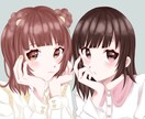 snsのアイコンやイラストを描きます かわいくてゆるいイラストを描きます！ イメージ2