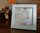 お花に囲まれた似顔絵描きます SNSアイコン等に！小さめプリントでお部屋に飾るのもおすすめ イメージ7