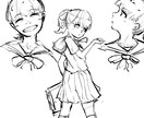 ラフ画提供します ラフ画を制作致します！その後自由に使用可能!! イメージ2