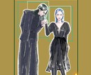 モード×透明感　雑誌の1ページのような絵を描きます 1枚絵・アイコン・挿し絵などジャンル問わずご相談ください イメージ7