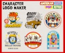 キュートでポップでレトロキャラクター作ります 見て楽しい！使って楽しいキャラクターはいかが？ イメージ1