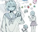 鮮やか!!惹かれるイラスト描きます 【1枚絵 / サムネ /…etc 】作成致します。 イメージ7