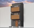戸建住宅の外観３Dパースを作成致します 平面上の建物を立体図としてイメージいただけます。 イメージ6