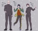 色鮮やかなイラストを作成させていただきます キラキラでかっこいい、かわいいキャラクターをどうぞ！ イメージ4