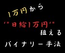1万円でも"日給1万円"狙えるBO手法教えます 初出品セール 先着5名様限定価格 50000円→15000円 イメージ1