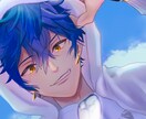 バストアップで可愛い男女イラストお描きします SNSアイコン用、ヘッダー用などカスタマイズ可能 イメージ2