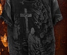 サイアノタイプで彩るオリジナルTシャツ制作します 晴れの日しか作れない！太陽での光で作る1点物Tシャツ作成 イメージ4
