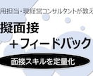 転職者向けの模擬面接&フィードバックします 元採用担当の現コンサルタントのロジカル面接・フィードバック イメージ1