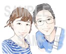 アイコン、イラストオーダー、似顔絵を描きます 名前や日付が入れられるイラスト、プレゼントはいかがでしょうか イメージ2