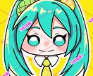 キーホルダーにうってつけのデフォルメ描きます アイコンやグッズにも使えるイラストを格安＆即日で完成させます イメージ2