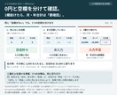 0円と空欄を区別する売上Excelを作ります 3分類に合わせて設定。日次と月次を1シートで管理 イメージ1