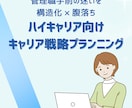 ハイキャリア特有の迷いを構造化して腹落ちさせます 頭ではわかる。でも決めきれない違和感を一緒に整理します イメージ1