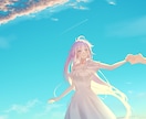 MV･サムネに‼️透明感と笑顔あふれる夏を描きます 【限定価格】夏の透明感いっぱいの明るく印象に残る一枚！ イメージ3