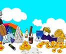 イラスト描きます かわいい絵柄で特別な思い出をあなたの為だけに生みます イメージ5
