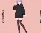 安い！早い！VTuber等 3Dモデル作ります イラスト等お持ちの方はなるべく再現します。無い方も1から構成 イメージ1