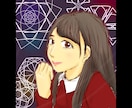なんとなくカラー似顔絵描きます サンプルのようなイラストです。 イメージ1