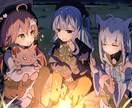 イラスト描きます アイコン、夢絵など可愛いイラストを描きます イメージ1